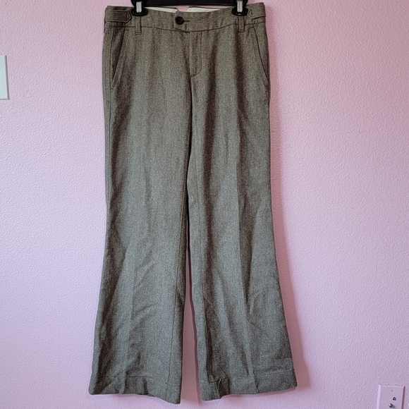 BANANA REPUBLIC WOOL FLARE PANTS/  6. - Picture 1 of 11